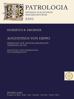 cover image of Augustinus von Hippo
